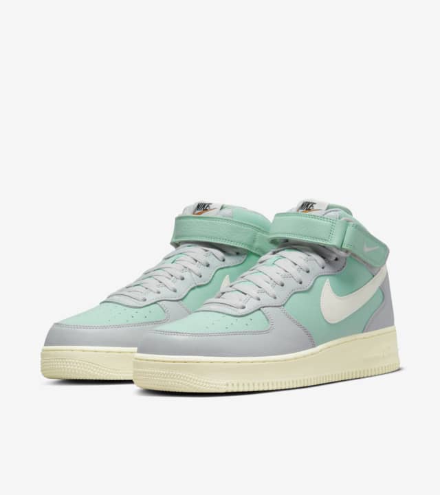 Air Force 1 Mid '07 'Grey Fog and Enamel Green' (DQ8766-002) Release ...