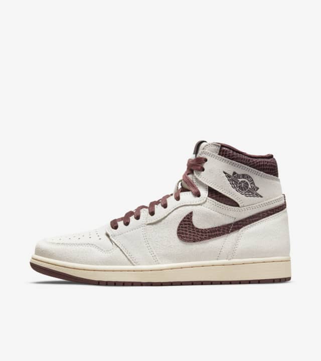 Air Jordan 1 x A Ma Maniére 'Sail and Burgundy' (DO7097100) Release