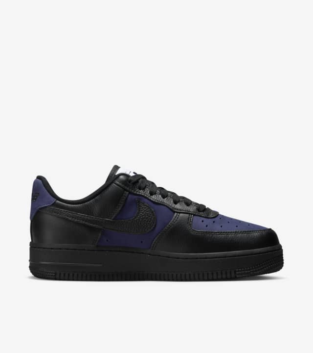 Nike Women's Air Force 1 '07 'Black and Purple Ink' (DZ2708-500 ...