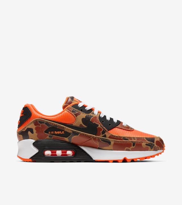 nike air max 90 orange and grey