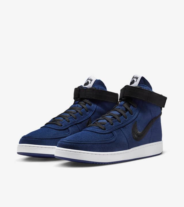 Nike Vandal High x Stüssy 'Deep Royal Blue' (DX5425-400) Release Date ...