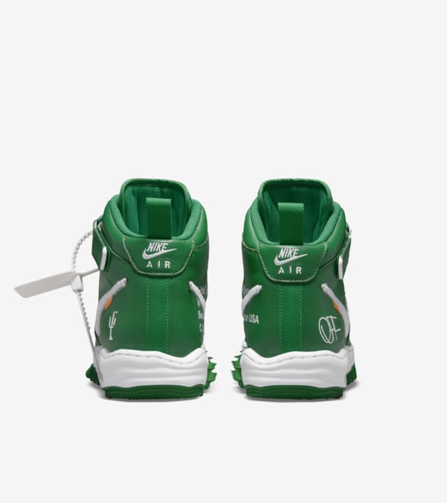 Air Force Mid X Off White Pine Green Dr Release Date Nike Snkrs Id