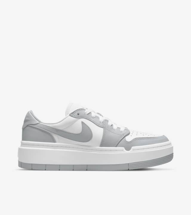 Women's Air Jordan 1 Elevate Low SE 'White and Wolf Grey' (DH7004-100 ...