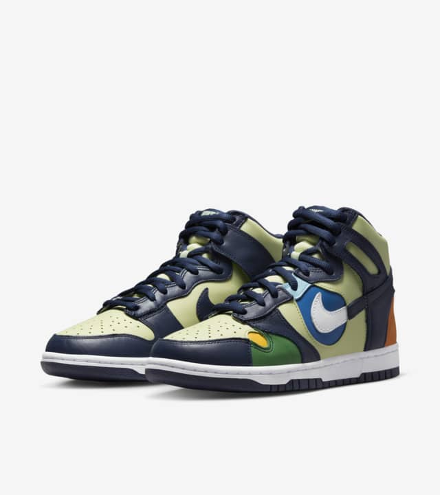 Women's Dunk High 'Pistachio and Midnight Navy' (DQ7575-300) Release ...