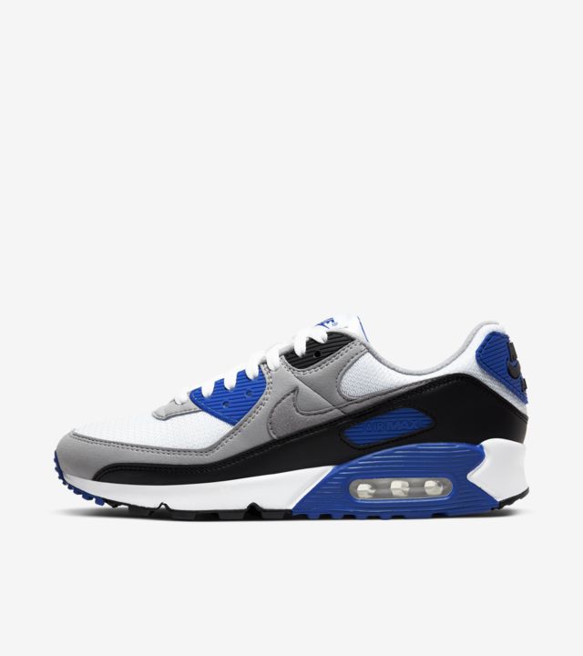 Air Max 90 'Hyper Royal/Particle Grey' Release Date. Nike SNKRS