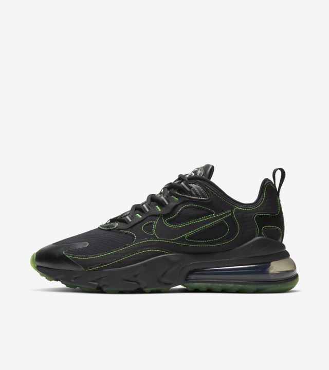 Air Max 270 React Black Electric Green Release Date Nike Snkrs Id