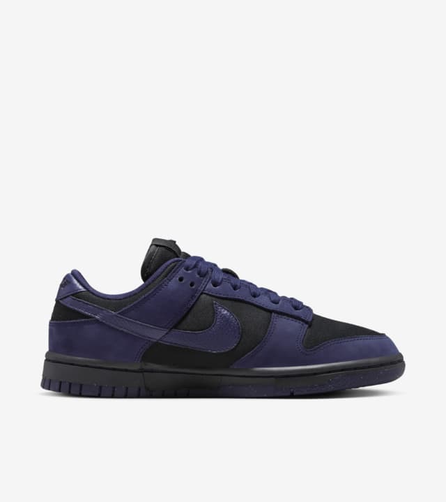 dunk low purple black
