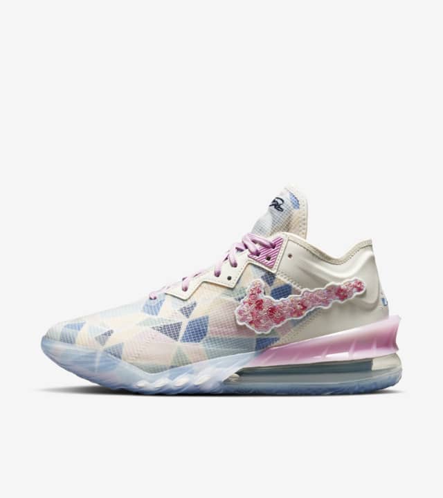 LeBron 18 Low x atmos 'Cherry Blossom' Release Date. Nike SNKRS ID