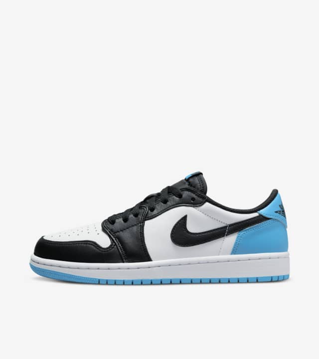 Women's Air Jordan 1 Low 'Black and Dark Powder Blue' (CZ0775-104 ...