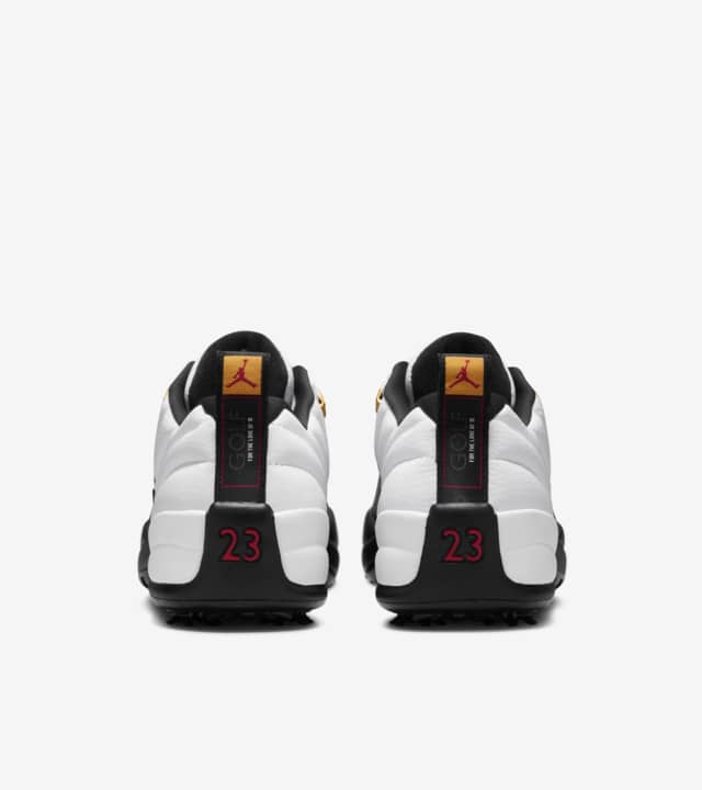 jordan 12 low black white