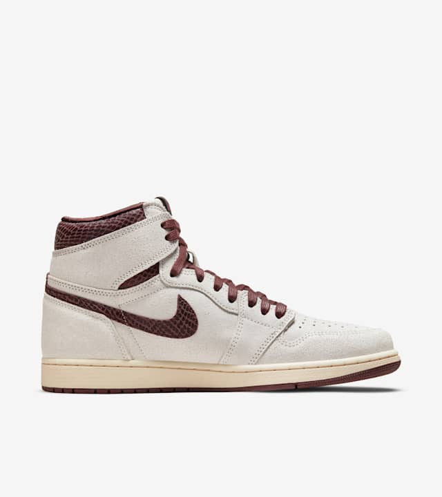 A Ma Maniere x Air Jordan 1 High OG Sail/Burgundy Crush Release Date â Sneaker Novel
