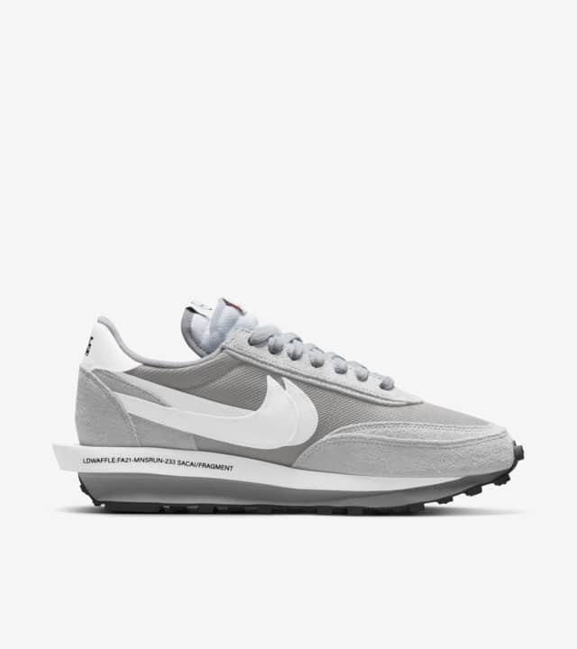 LDWaffle x sacai x Fragment 'Light Smoke Grey' Release Date. Nike SNKRS MY