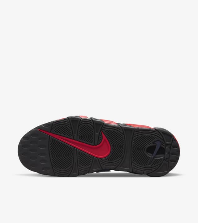 nike uptempo 96 black and red