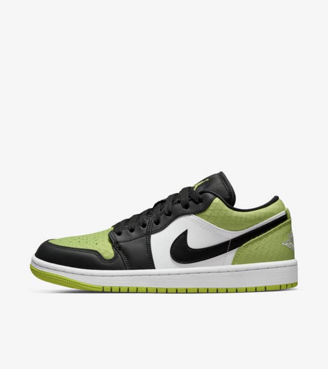 Air Jordan 1 Low 'Vivid Green and Black' (DX4446-301) Release Date ...