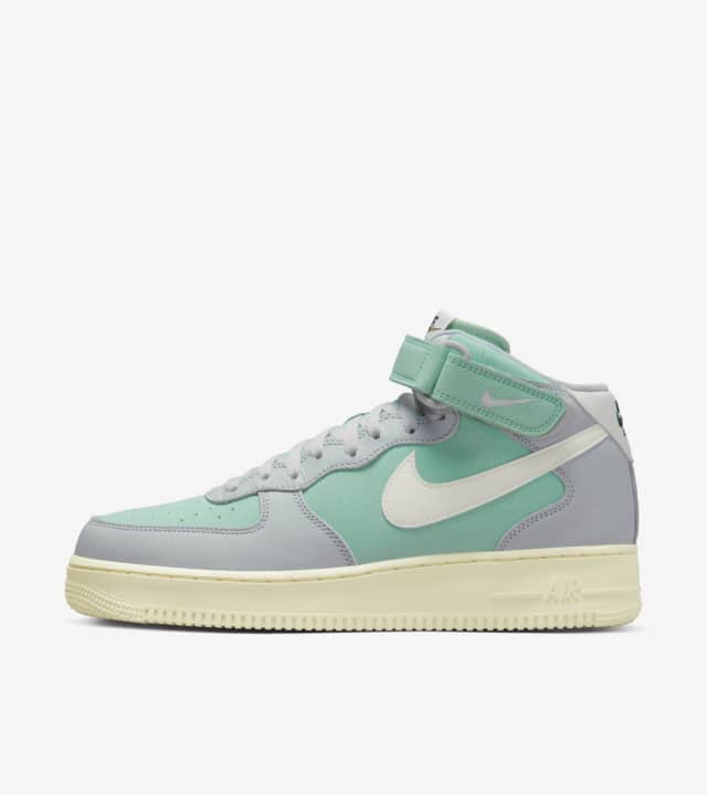 Air Force 1 Mid '07 'Grey Fog and Enamel Green' (DQ8766-002) Release ...