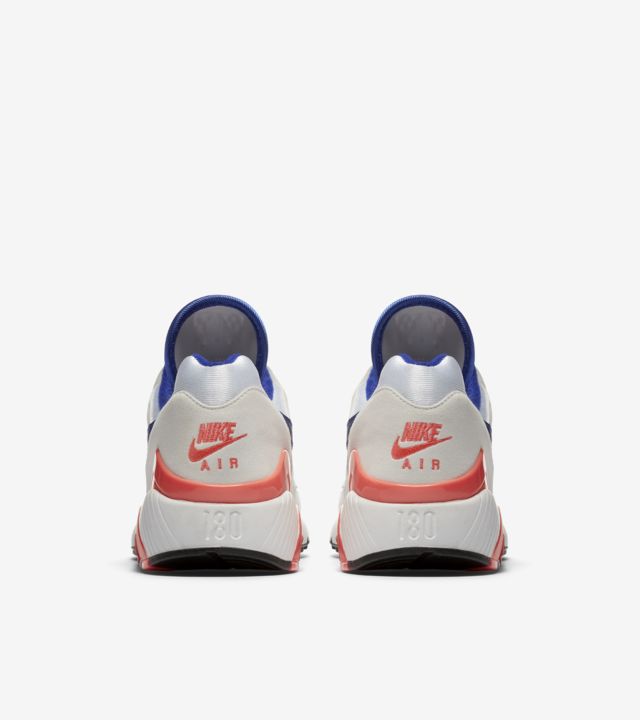 Air Max 180 'White & Ultramarine & Solar Red' Release Date. Nike SNKRS GB
