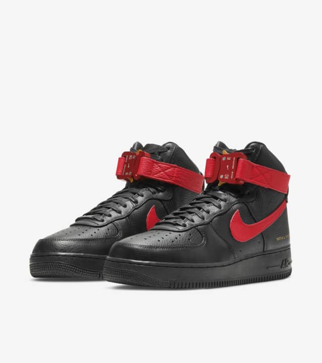 Air Force 1 x Alyx 'Black and University Red' (CQ4018-004) Release Date ...