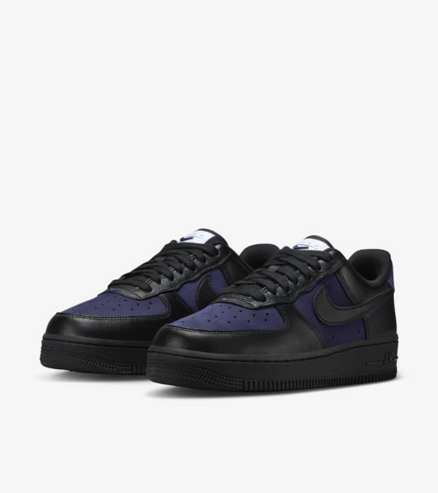 Nike Women's Air Force 1 '07 'Black and Purple Ink' (DZ2708-500 ...