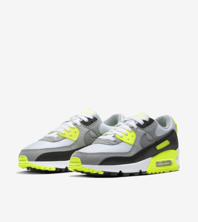 Women's Air Max 90 'Volt/Particle Grey' Release Date. Nike SNKRS