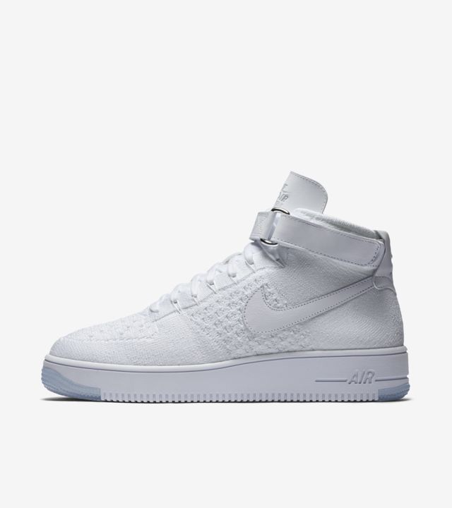 Nike Air Force 1 Ultra Flyknit Mid 'Triple White' Release Date. Nike ...