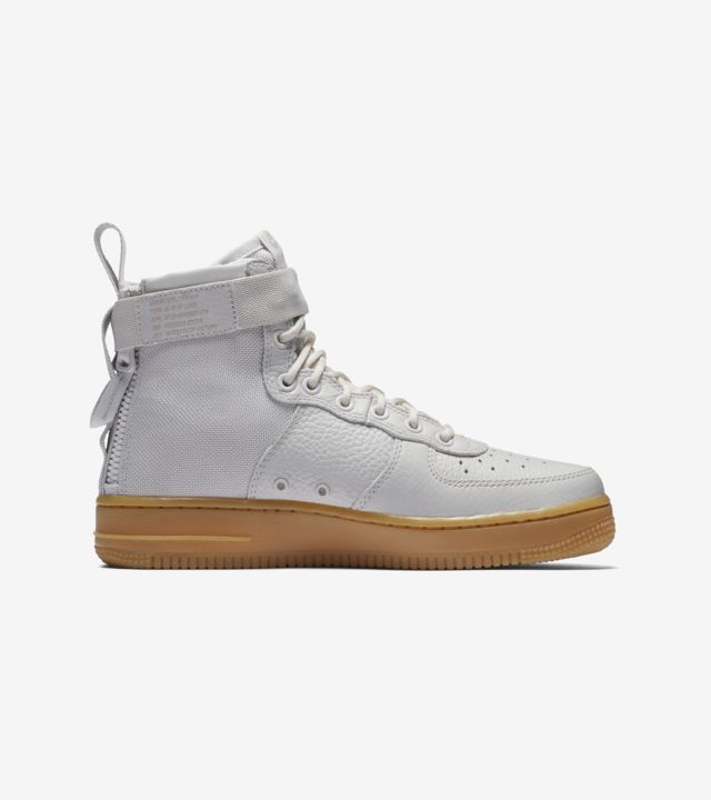 Women's Nike SF AF-1 Mid 'Vast Grey & Gum Light Brown'. Nike SNKRS