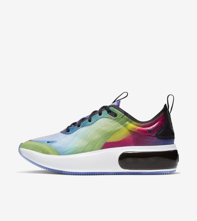 multi coloured nike air