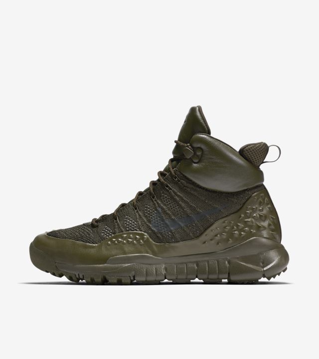 Nike Lupinek Flyknit Sneakerboot 'Cargo Khaki & Sequoia'. Release Date ...