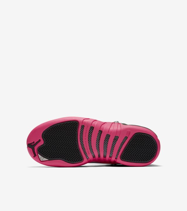 Girls' Air Jordan 12 Retro 'Black & Deadly Pink' Release Date. Nike SNKRS