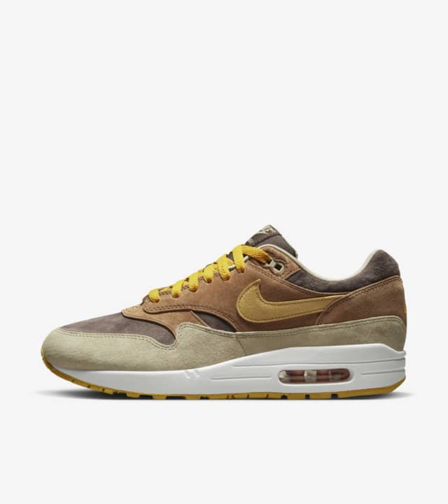 Air Max 1 'Pecan and Yellow Ochre' (DZ0482-200) releasedatum. Nike SNKRS NL