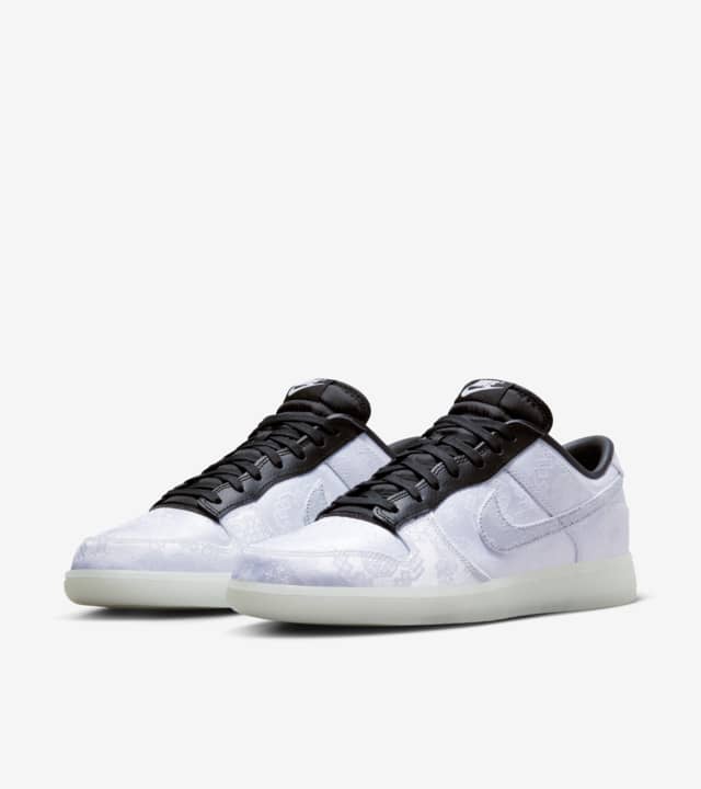 Dunk Low x CLOT x Fragment Design 'Black and White' (FN0315-110 ...