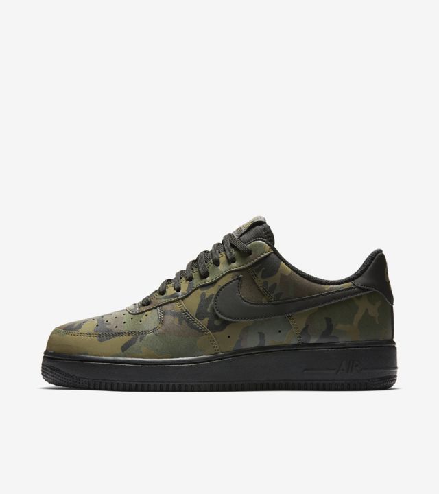 Nike Air Force 1 Low 07 'Medium Olive Camo Reflective' Release Date ...