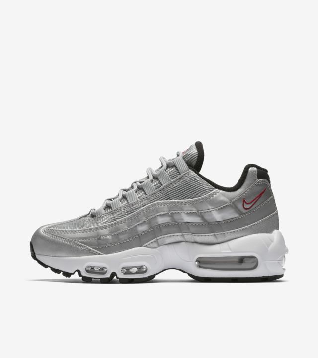 air max 95 metallic silver