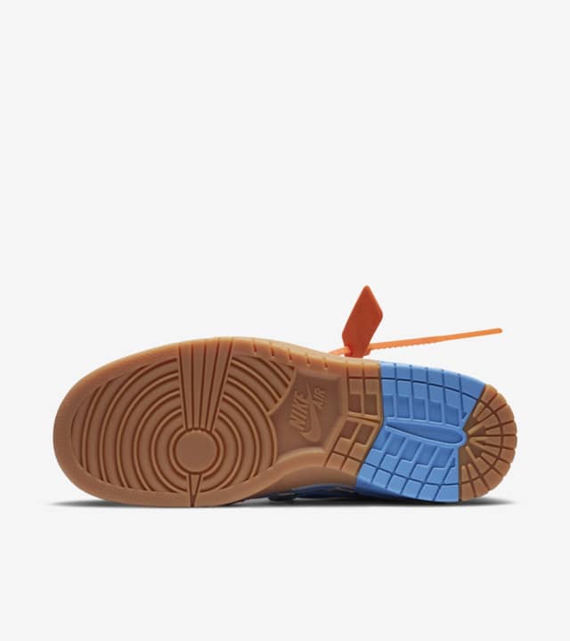off white rubber dunk blue