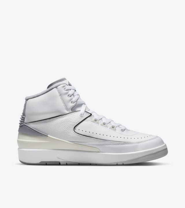Air Jordan 2 'White and Cement Grey' (DR8884-100). Nike SNKRS GB