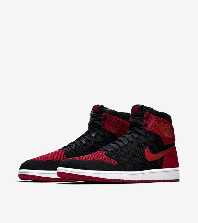 Air Jordan 1 Retro High Flyknit 'banned' — Releasedatum. Nike Snkrs Be