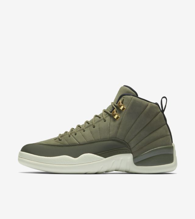 jordan retro 12 olive green