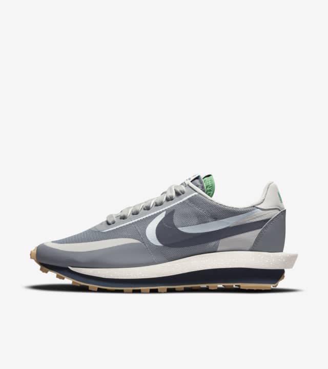 sacai x clot grey