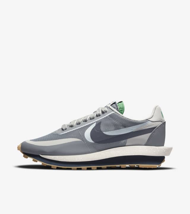 LDWaffle x sacai x CLOT 'Cool Grey' (DH3114-001) Release Date. Nike