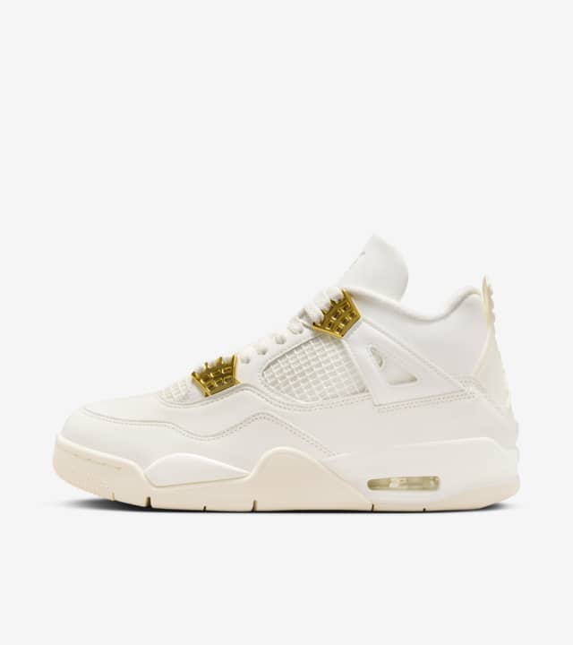 Women's Air Jordan 4 'white & Gold' (aq9129-170) Release Date. Nike 