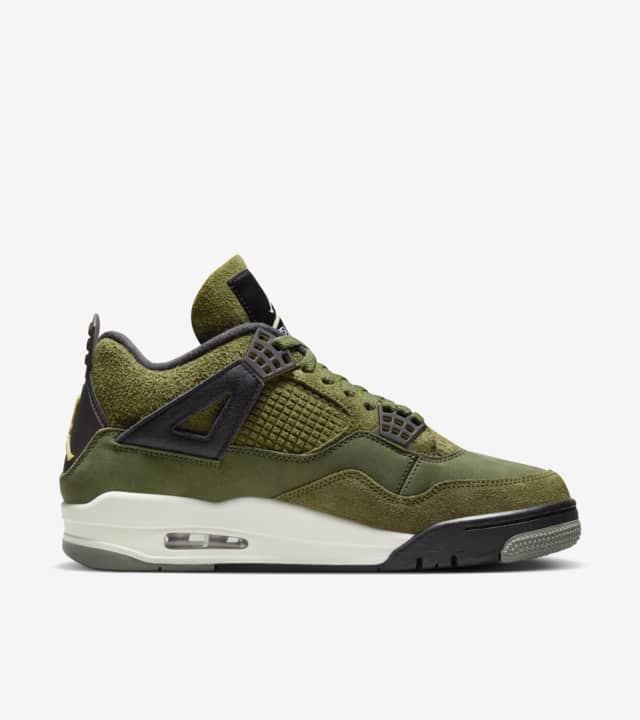 Air Jordan 4 Craft 'Olive' (FB9927-200) release date. Nike SNKRS GB