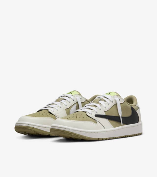 Air Jordan 1 Low Golf x Travis Scott 'Neutral Olive' (FZ3124-200 ...