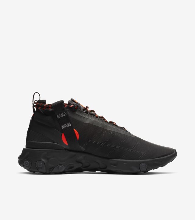 Nike React Runner Mid iSPA 'Black & Anthracite & Total Crimson' Release ...