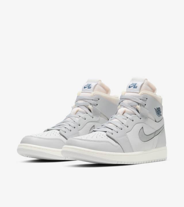 aj1 zoom london grey