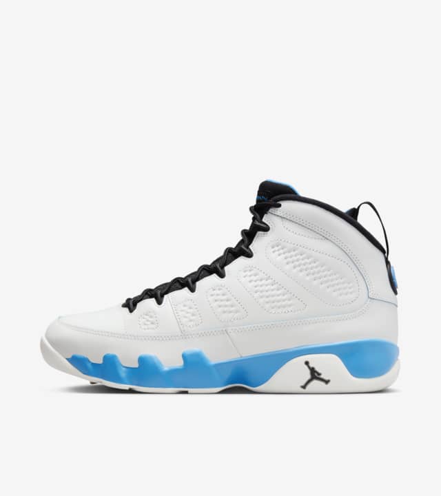 Air Jordan 9 'Powder Blue' (FQ8992101) release date. Nike SNKRS HR