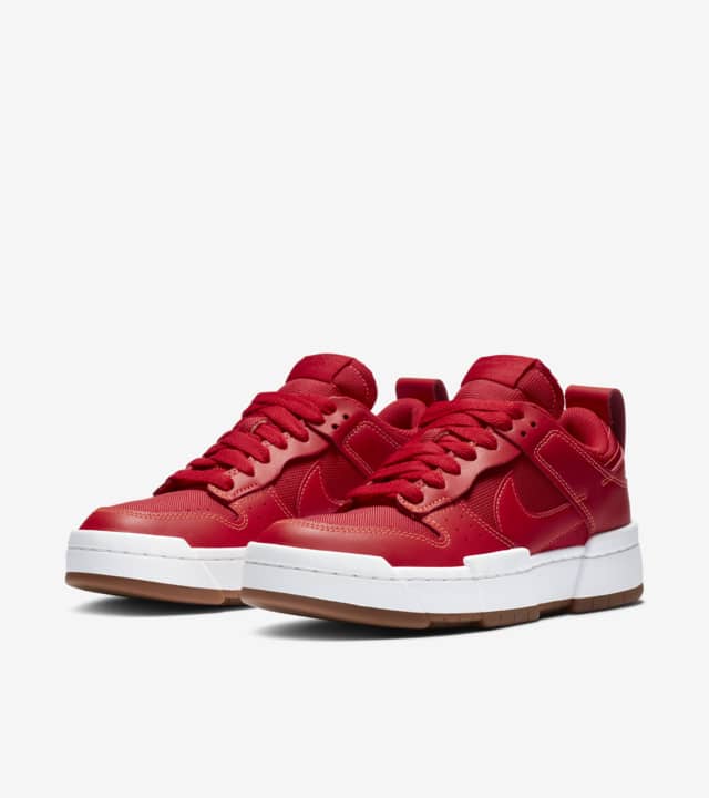 womens dunk low disrupt red