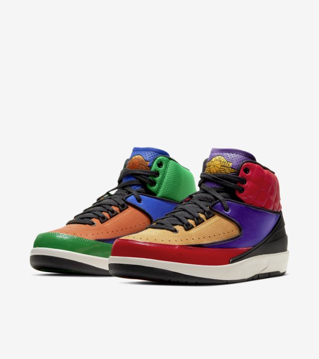 multi coloured nike air