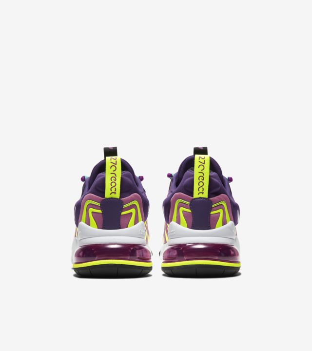 Women's Air Max 270 React ENG 'Eggplant/White' Release Date. Nike SNKRS SG