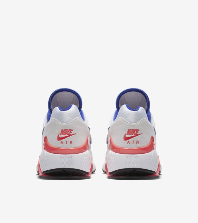 Nike Women's Air Max 180 'White & Solar Red & Racer Blue' Release Date ...