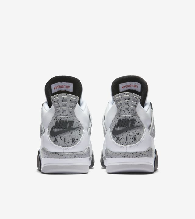 Air Jordan 4 Retro 'White Cement Grey' Date. Nike SNKRS