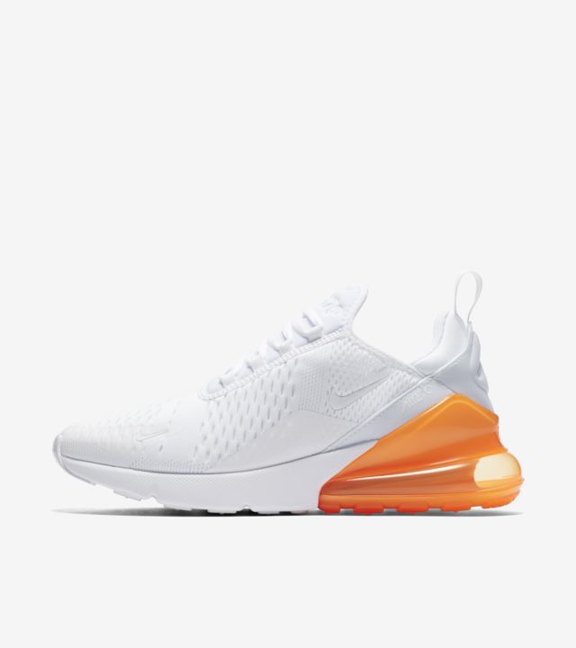 Nike Air Max 270 White Pack Total Orange Release Date Nike Snkrs Dk